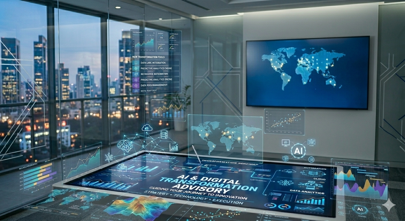 AI & Digital Transformation Advisory — strategy, roadmap, and governance for enterprise AI